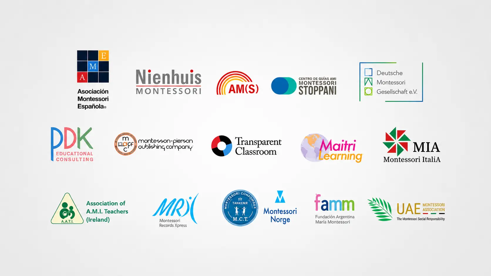 Organizaciones colaboradoras de Montessori Films